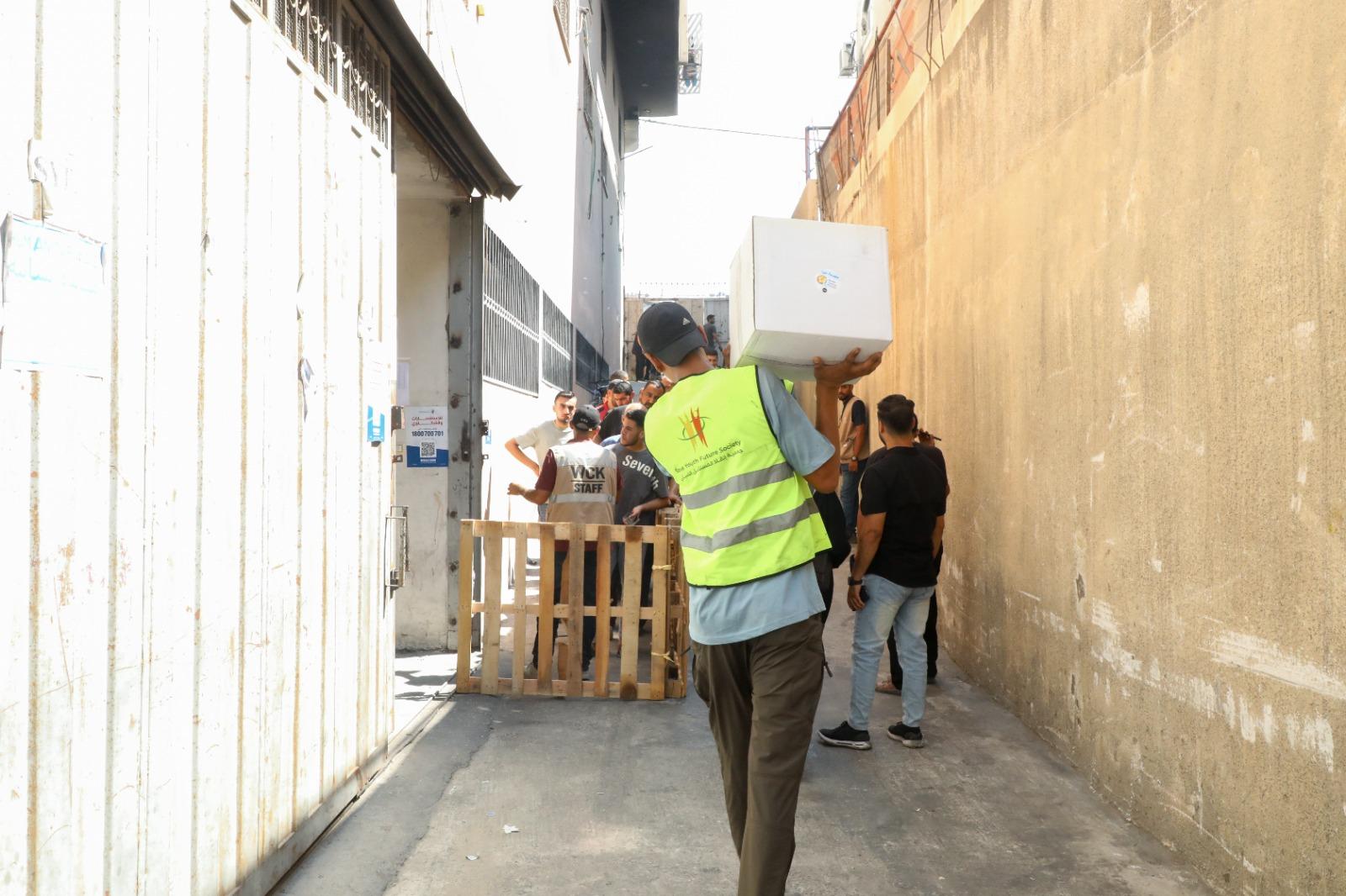 توزيع 3,000 طرد غذائي في غزة Distribution of 3,000 Food Parcels in Gaza