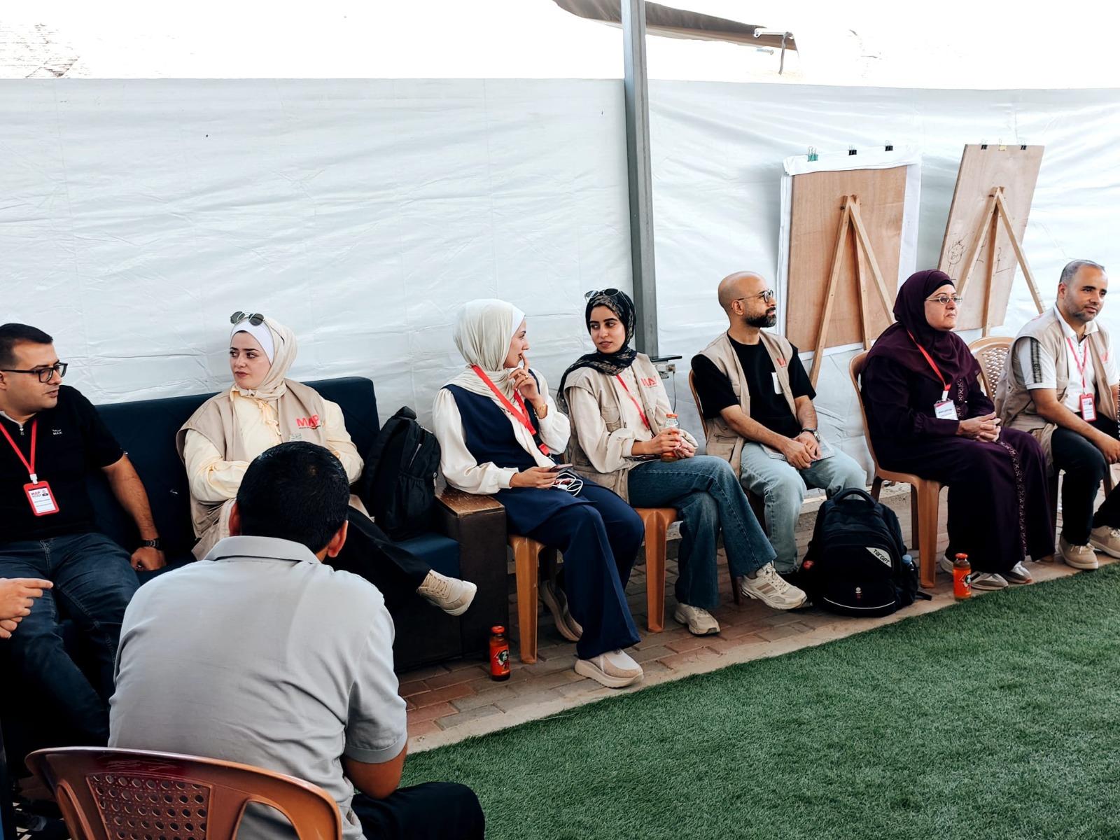 Training to Strengthen Healthcare Facility Safety in Gaza | تدريبات لتعزيز سلامة المرافق الصحية في غزة.