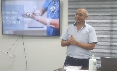 تدريبات لتعزيز سلامة المرافق الصحية في غزة