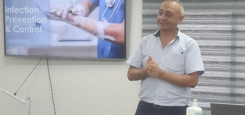 تدريبات لتعزيز سلامة المرافق الصحية في غزة
